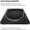 imageDenon DP29F Fully Automatic Record Player Analog Turntable with Builtin RIAA Phono Equalizer Unique Automated Tonearm Design Manual Lifter Mechanism Rigid Diecast Aluminum for Stability