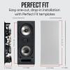 imagePolk Audio 265RT 3Way inWall Speaker  The Vanishing Series  Easily Fits in CeilingWall  HighPerformance Audio  Use in Front Rear or as Surrounds  with Power Port ampamp Paintable Grille  BlackSingle
