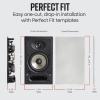 imagePolk Audio 65RT inWall Speaker 1 65quot Driver  The Vanishing Series with Premium Sound  Power Port ampamp Paintable Grille WhiteSingle
