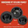 imagePolk Audio 90RT 3Way inCeiling Speaker  The Vanishing Series  Perfect for Mains Rear or Side Surrounds  Paintable WaferThin Sheer Grille  Dual BandPass Bass Ports for Low FrequenciesSpeaker