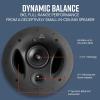 imagePolk Audio 90RT 3Way inCeiling Speaker  The Vanishing Series  Perfect for Mains Rear or Side Surrounds  Paintable WaferThin Sheer Grille  Dual BandPass Bass Ports for Low FrequenciesSpeaker