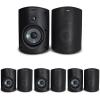 imagePolk Audio Atrium 8 SDI Flagship Outdoor Speaker Black  Use as Single Unit or Stereo Pair Powerful Bass ampamp Broad Sound Coverage Withstands Extreme Weather ampamp TemperatureBlack