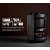 imagePolk Audio Atrium 8 SDI Flagship Outdoor Speaker Black  Use as Single Unit or Stereo Pair Powerful Bass ampamp Broad Sound Coverage Withstands Extreme Weather ampamp TemperatureBlack