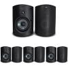imagePolk Audio Atrium 8 SDI Flagship Outdoor Speaker Black  Use as Single Unit or Stereo Pair Powerful Bass ampamp Broad Sound Coverage Withstands Extreme Weather ampamp TemperatureBlack