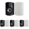 imagePolk Audio Atrium 8 SDI Flagship Outdoor Speaker Black  Use as Single Unit or Stereo Pair Powerful Bass ampamp Broad Sound Coverage Withstands Extreme Weather ampamp TemperatureWhite