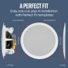 imagePolk Audio RC65i 2Way Premium inWall 65 Speakers Rectangular Indoor Speakers Set of 2 Perfect for Damp and Humid Indoor Placement  Bath Kitchen Covered Porches White Paintable Grille8 Pack