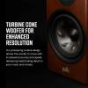 imagePolk Audio Reserve R200 Large Bookshelf Speaker for Dynamic Detailed Home Theater Audio 1quot Pinnacle Ring Tweeter ampamp 65quot Turbine Cone Woofer Dolby Atmos ampamp IMAX Enhanced Wall Mountable BlackBrown