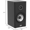 imagePolk Audio Reserve R200 Large Bookshelf Speaker for Dynamic Detailed Home Theater Audio 1quot Pinnacle Ring Tweeter ampamp 65quot Turbine Cone Woofer Dolby Atmos ampamp IMAX Enhanced Wall Mountable BlackBlack