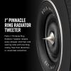 imagePolk Audio Reserve Series R300 Compact Center Channel Loudspeaker for Dynamic Detailed Audio 1quot Pinnacle Ring Tweeter ampamp Dual 525quot Turbine Cone Woofers HiRes Certified Wall Mountable Walnut BrownBlack