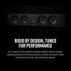 imagePolk Audio Reserve Series R350 Slim Center Channel Loudspeaker Doubles as LeftRight Surround Speaker 1quot Pinnacle Ring Tweeter ampamp Four 4quot Turbine Cone Woofers Dolby Atmos ampamp IMAX Enhanced Walnut BrownBlack