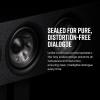 imagePolk Audio Reserve Series R350 Slim Center Channel Loudspeaker Doubles as LeftRight Surround Speaker 1quot Pinnacle Ring Tweeter ampamp Four 4quot Turbine Cone Woofers Dolby Atmos ampamp IMAX Enhanced Walnut BrownBlack