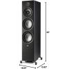 imagePolk Audio Reserve Series R700 Tower Speaker 1quot Tweeter a 65quot Woofers ampamp Dual 8quot LongThrow Drivers HiRes Certified Dolby Atmos ampamp IMAX Enhanced for Dynamic Home Theater Audio Walnut BrownBlack