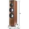 imagePolk Audio Reserve Series R700 Tower Speaker 1quot Tweeter a 65quot Woofers ampamp Dual 8quot LongThrow Drivers HiRes Certified Dolby Atmos ampamp IMAX Enhanced for Dynamic Home Theater Audio Walnut BrownBrown