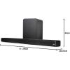 imagePolk Audio Signa S3 Sound Bar for TV ampamp Wireless Subwoofer with Builtin Chromecast ampamp Google Assistant LowProfile Design Works with 8K 4K ampamp HD TVs Bluetooth and Wireless StreamingS4 Soundbar  Subwoofer w Dolby Atmos