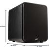 imagePolk Audio Signature Elite ES10 Subwoofer Black 10quot LongThrow Woofer with MineralFilled Polymer Cone 200W Class D Amplifier Front Firing Home Subwoofer TimeSmart Phase ControlBlack