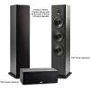 imagePolk Audio T15 Home Theater and Stereo Bookshelf Speakers  Deep Bass Response Dolby and DTS Surround WallMountable Pair Black3 Channel Home Theater Bundle