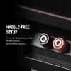 imagePolk Audio T15 Home Theater and Stereo Bookshelf Speakers  Deep Bass Response Dolby and DTS Surround WallMountable Pair BlackTower Speaker