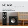 imagePolk Monitor XT30 Compact Center Channel Speaker  HiRes Audio Certified Dolby Atmos ampamp DTSX Compatible 1quot Terylene Tweeter ampamp Dual 525quot Dynamically Balanced Woofer Midnight Black12 Subwoofer XT12