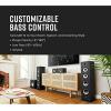 imagePolk Monitor XT30 Compact Center Channel Speaker  HiRes Audio Certified Dolby Atmos ampamp DTSX Compatible 1quot Terylene Tweeter ampamp Dual 525quot Dynamically Balanced Woofer Midnight Black12 Subwoofer XT12