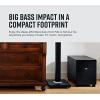 imagePolk Monitor XT30 Compact Center Channel Speaker  HiRes Audio Certified Dolby Atmos ampamp DTSX Compatible 1quot Terylene Tweeter ampamp Dual 525quot Dynamically Balanced Woofer Midnight Black10 Subwoofer XT10