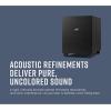 imagePolk Monitor XT30 Compact Center Channel Speaker  HiRes Audio Certified Dolby Atmos ampamp DTSX Compatible 1quot Terylene Tweeter ampamp Dual 525quot Dynamically Balanced Woofer Midnight Black10 Subwoofer XT10