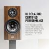 imagePolk Reserve R100 Small Bookshelf Speaker for Dynamic Detailed Home Theater Audio 1quot Pinnacle Ring Tweeter ampamp 525quot Turbine Cone Woofer HiRes Dolby Atmos ampamp IMAX Enhanced Wall Mountable BlackWalnut