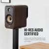 imagePolk Signature Elite ES10 Surround Loudspeaker  HiRes Audio Certified Dolby Atmos ampamp DTSX Compatible 1quot Tweeter ampamp 4quot Woofer Power Port Technology for Effortless Bass Pair Elegant WhiteWashedWalnut