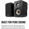 imagePolk Signature Elite ES10 Surround Loudspeaker  HiRes Audio Certified Dolby Atmos ampamp DTSX Compatible 1quot Tweeter ampamp 4quot Woofer Power Port Technology for Effortless Bass Pair Elegant WhiteWashedWalnut