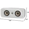 imagePolk Signature Elite ES35 Slim Center Channel Speaker  HiRes Audio Certified Dolby Atmos ampamp DTSX Compatible 1quot Tweeter ampamp 6 3quot Woofers Dual Power Port for Effortless Bass Stunning BlackWhite