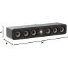 imagePolk Signature Elite ES35 Slim Center Channel Speaker  HiRes Audio Certified Dolby Atmos ampamp DTSX Compatible 1quot Tweeter ampamp 6 3quot Woofers Dual Power Port for Effortless Bass Stunning BlackBlack