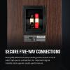 imagePolk Signature Elite ES50 Tower Speaker  HiRes Audio Certified Dolby Atmos ampamp DTSX Compatible 1quot Tweeter ampamp 2 525quot Woofers Power Port Technology for Effortless Bass Contemporary WalnutWalnut
