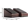 imagePolk Signature Elite ES90 Height Module Speaker Pair for Immersive Overhead Sound Terylene Dome Tweeter MicaFortified Polypropylene Midrange Woofer Dolby Atmos DTSX ampamp IMAX Enhanced BlackWalnut