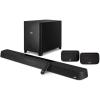imagePolk Audio MagniFi Max AX 512 Channel Sound Bar with 10quot Wireless Subwoofer Dolby Atmos and DTSX Certified Polks Patented VoiceAdjust ampamp SDA Technologies Easy Setup BlackMax AX SR