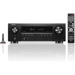 imageDenon AVRS670H 52 Ch Home Theater Receiver 8K UHD HDMI Receiver 75W x 5 Streaming via Builtin HEOS Bluetooth ampamp WiFi Dolby TrueHD Dolby Pro Logic II DTS HD Surround Sound System for TVAVRS670H