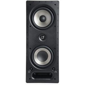 imagePolk Audio 265RT 3Way inWall Speaker  The Vanishing Series  Easily Fits in CeilingWall  HighPerformance Audio  Use in Front Rear or as Surrounds  with Power Port ampamp Paintable Grille  BlackSingle