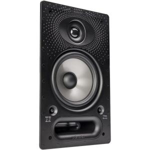 imagePolk Audio 65RT inWall Speaker 1 65quot Driver  The Vanishing Series with Premium Sound  Power Port ampamp Paintable Grille WhiteSingle