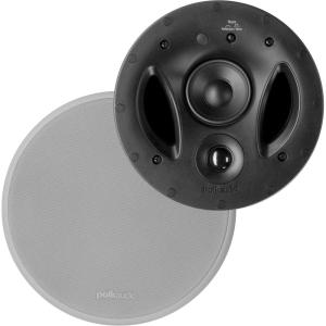 imagePolk Audio 70RT 3Way inCeiling Speaker 25 Driver 7 Sub  The Vanishing Series  Power Port  Paintable Grille  Dual BandPass Bass Ports WhiteSpeaker