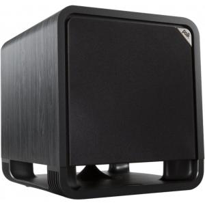 imagePolk Audio HTS 10 Powered Subwoofer with Power Port Technology  10 Woofer up to 200W Amp  For the Ultimate Home Theater Experience  Modern Sub that Fits in any Setting  Washed Black Walnut