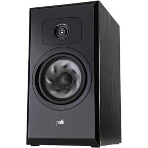 imagePolk Audio Legend L100 Bookshelf Speaker 1quot Pinnacle Tweeter ampamp 525quot Turbine Cone Woofer Improved Power Port Technology for Deeper Bass HiRes Audio Certified Pair Black Ash