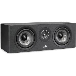 imagePolk Audio Reserve Series R300 Compact Center Channel Loudspeaker for Dynamic Detailed Audio 1quot Pinnacle Ring Tweeter ampamp Dual 525quot Turbine Cone Woofers HiRes Certified Wall Mountable Walnut BrownBlack