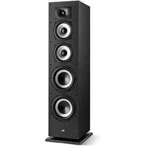 imagePolk Monitor XT30 Compact Center Channel Speaker  HiRes Audio Certified Dolby Atmos ampamp DTSX Compatible 1quot Terylene Tweeter ampamp Dual 525quot Dynamically Balanced Woofer Midnight BlackLarge Tower Speaker XT70