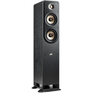 imagePolk Signature Elite ES50 Tower Speaker  HiRes Audio Certified Dolby Atmos ampamp DTSX Compatible 1quot Tweeter ampamp 2 525quot Woofers Power Port Technology for Effortless Bass Contemporary WalnutBlack